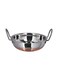 Copper Bottom Kadai With Ss Handle Made In India Multicolor Multicolor 21cm