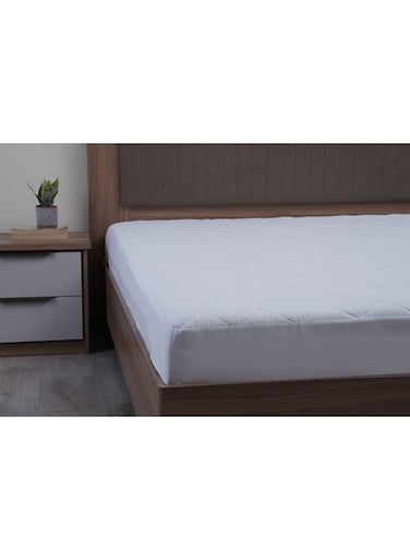 Home Microfibre Waterproof Mattress Protector 120x200+33cm-White