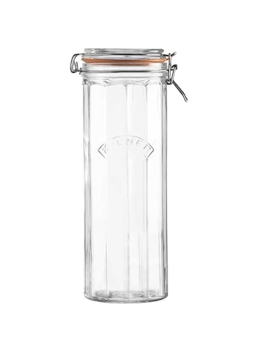 Kilner 2.2 Liter Facetted Clip Top Jar