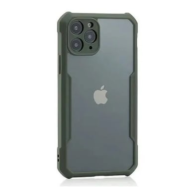 كفر جرين ليون الصلب المقاوم للصدمات لـ iPhone 12 Pro Max (6.7")، حماية 360°، حماية من السقوط، امتصاص الصدمات، تصميم كلاسيكي عالي، متانة معززة - أخضر
