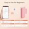 NIIMBOT Label Maker Machine D11 Label Printer Portable Wireless Connection Multiple Templates Available for Phone Easy to Use Office Home Organization USB Rechargeable