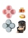 IWTEIPAN Reusable Silicone Air Fryer Egg Mold, Non-Stick Air Fryer Baking Pan, Silicone Muffin Pans for Baking, Hamburger Bun Pan, Air Fryer Accessories, 4 Cavity 2 Pcs Egg Molds, 5.4inch
