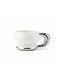 Ceramic Mug 375Ml Off White/Silver