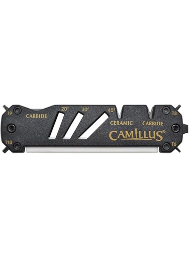CamillUS Glide Multitool Knife Sharpener (19224), Black, Full Size