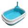 Pado Cat Litter Tray Normal With Scoop 41X31X12Cm - Blue