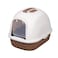 Pado Hoodie Cat Litter Box 53*41*41Cm-Coffee