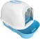 Pado Oval Cat Litter Box  53*41*41Cm -Blue