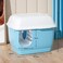Pado Igloo Cat Litter Box 57.5*44*44Cm-Blue