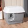 Pado Igloo Cat Litter Box  57.5*44*44Cm-Grey