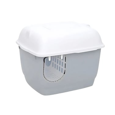 Pado Igloo Cat Litter Box  57.5*44*44Cm-Grey