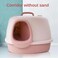 Pado Corridor Cat Litter Box  57.5*56.4*40Cm-Pink