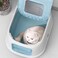 Pado Jumbo Cat Litter Box 40*39*52Cm-Blue