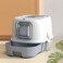 Pado Jumbo Cat Litter Box 40*39*52Cm-Grey
