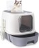 Pado Jumbo Cat Litter Box 40*39*52Cm-Grey