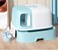 Pado Claws Cat Litter Box 57.6*52.8*38Cm-Blue
