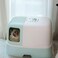 Pado Claws Cat Litter Box 57.6*52.8*38Cm-Blue