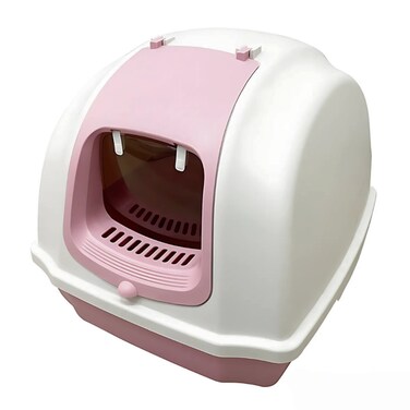 Pado Litterarium Cat Litter Box 50.5*44.5*40 Cm- Pink