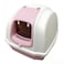 Pado Litterarium Cat Litter Box 50.5*44.5*40 Cm- Pink