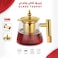 550ml Glass Teapot with Stainless Steel Lid &amp; Infuser, Heat Resistant Tea Maker with Handle