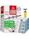 Vacuum Storage Bags - Pack of 15 (3 Jumbo + 4 Large + 4 Medium + 4 Small) ReUsable space savers with free Hand Pump for travel packing. Sealer Bags for Clothes, Duvets, Pillows, Blankets, Curtains