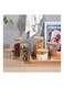 HOME Pismo 4 Piece Glass Storage Jar Bamboo Lid Clear 750 ml Glass Simple Food Container Modern Food Or Spice Storage