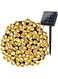 Solar String Lights,12M100LED Waterproof Solar Led String Lights for Outdoor, Patio, Canopy, Landscape, Fairy Garden, Wedding, Holiday Party