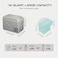 40L Portable Compressor Car Refrigerator - 60W Dual AC/DC High-Efficiency Travel Cooler &amp; Freezer

