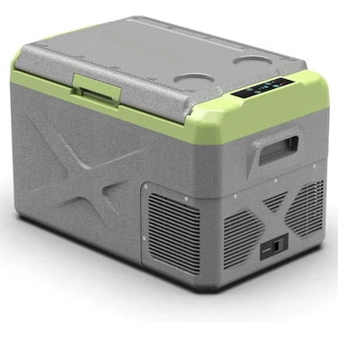 40L Portable Compressor Car Refrigerator - 60W Dual AC/DC High-Efficiency Travel Cooler &amp; Freezer

