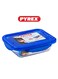 Cook&amp;Go 1.7L Rectangle Storage Dish with Airtight Lid - Versatile Freezer-to-Oven Solution Blue 1.7Liters
