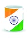 Stylizedd Designer Printed Coffee Mug with Heavy Duty Handle 11oz Ceramic Personalised Gift Mugs Cup [Microwave Safe &amp; Dishwasher Proof ] - Flag of India