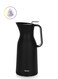 Vacuum Insulated Flask 1000ml Black with Pink Glass Liner