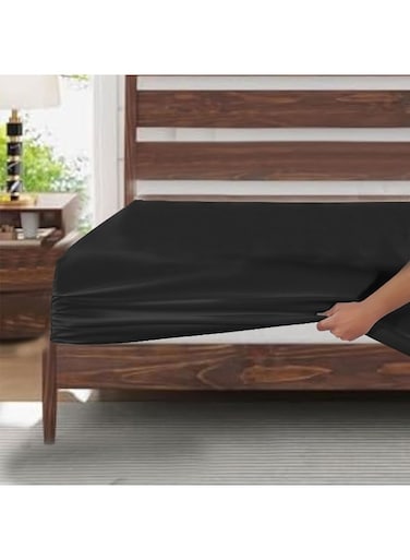 Zen Microfiber Fitted Bed Sheet 30cm Deep Pocket Wrinkle-Resistant Machine Washable, Soft, Cozy &amp; Fade-Resistant &Atilde;&cent;&acirc;&sbquo;&not;&acirc;&euro;&oelig; Perfect Fit for a Comfortable Night&Atilde;&cent;&acirc;&sbquo;&not;&acirc;&bdquo;&cent;s Sleep