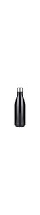 COOLBABY 17oz/500ML Stainless Steel Water Bottle Double Walled Sports Water Bottle Vacuum Insulated Cola Shape Travel Thermal Flask BPA Free, Black, YLY2011-BLK
