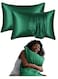 Pack of 2 Skin-Friendly Silk Satin Pillowcases with Envelope Design, Smooth Pillowcase Hair-Friendly Pillowcase Luxurious Satin Pillow Covers For Better Sleep Anti-wrinkle Pillowcases for Sensitive Skin