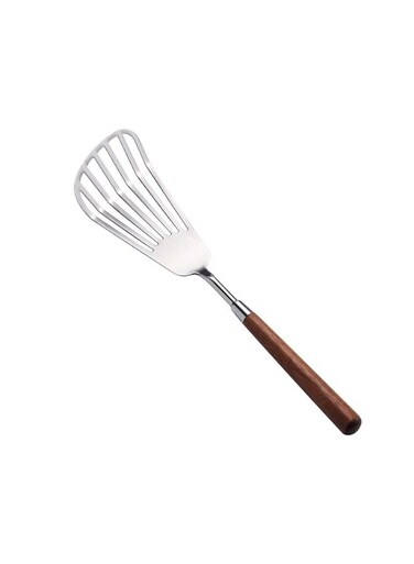 wood handle stainless steel frying shovel