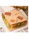 100 Sheets Greaseproof Paper, Baking Wrapping Paper Food Wrapping Paper, Food Basket Liners Paper Deli Paper for Breads French Fries Sandwiches Pizza Burgers Hot Dogs18X18CM