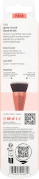 Real Techniques Glow Round Base Makeup Brush, For Liquid &amp; Cream Makeup, Flat Top Foundation Brush For Buffing &amp; Blending Up Coverage, Dense Synthetic Bristles, Vegan &amp; Cruelty Free, 1 Count