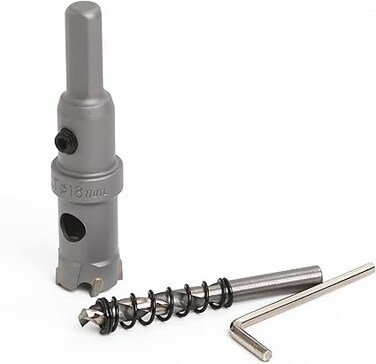 AL ARQAM 18mm TCT Hole Saw Cutter with Pilot Drill Bit, Carbide Tipped Hole Cutter for Hard Metal, Stainless Steel, and Wood