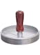 Dubai Gallery Burger Press Meat Poultry Silver/Brown 11Inch