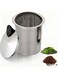 Reusable Stainless Steel Coffee Filter With Lid, Paperless Coffee Maker Strainer, Mesh Basket for Loose Tea&amp; Ground Coffee, Coaster Lid, Long Handle for Cup, Mug &amp;Teapot