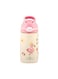 Stainless Steel Kids Water Bottle with Straw &amp; Handle - Leakproof BPA Free Flask for Baby &acirc;&euro;&ldquo; 400 ml Water Bottle for Kids and Toddlers   Kids Water Bottle for School(Pink)