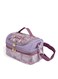 VIEW Kids Lunch Bag-Double-Decker Cooler Insulated Lunch Box for Boys Girls,Washable Lunch Bag with Strap and Reusable Toddler Lunchbox for School and Picnic-25.4 * 15 * 14CM(Purple)