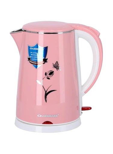 olsenmark 1.8L Electric Kettle with Stainless Steel Inner and outer side Plastic OMK2355