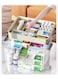 Medicine Storage Box Pills Organizer With Compartments And Handle First Aid Kit Storage Case 40X28X22Cm