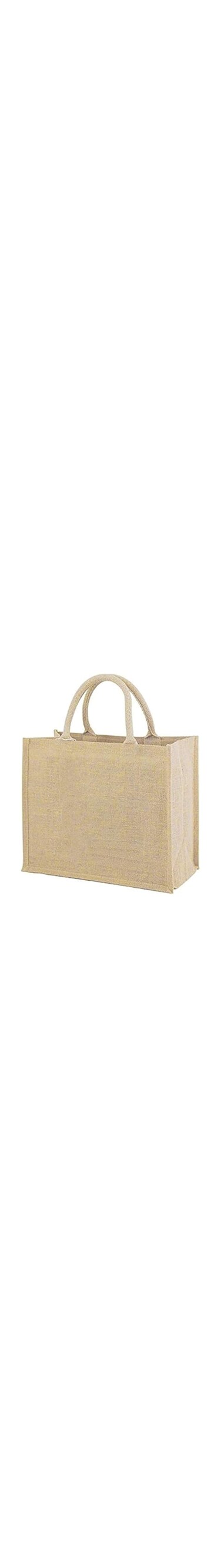 Eco-neutral Sokumcu PU Coating Reusable Jute Shopping Bag for Women, Large
