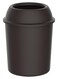 5L Round Dustbin (Dark brown) Brown 5.0Liters