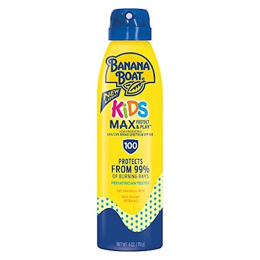 Banana Boat Max Protect And Play Clear Spray Sunscreen SPF 100-0.5 Pounds Spray