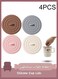4 Pcs Design Silicone Cup Lids, Food Grade Silicone Cup Covers, Airtight Universal Cup Lids, Dust-Proof, Food-Safe Lids for Mugs, Tea and Coffee Cups, Colorful Universal Cup Lids, Reusable Silicone Cup Lids for Drinks