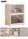3-Tiers Storage Bins with Lids, Stackable Storage Containers, Folding Storage Boxes, Collapsible Storage Bins, Multi-Purpose Folding Storage Containers for Home and Office