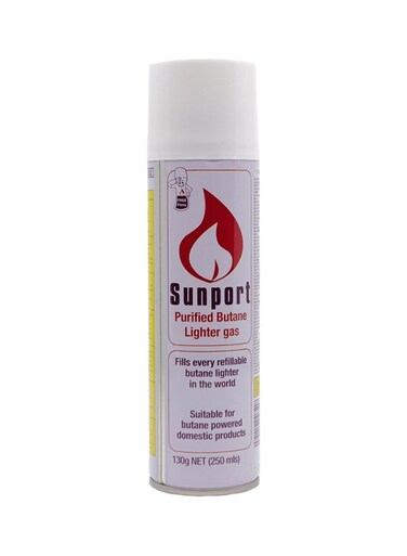 Purified Butane Lighter Gas Refill Clear 130grams